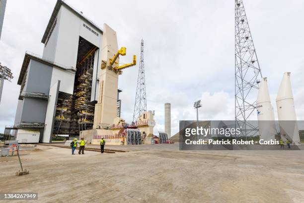 Guiana Space Center. The launch pad for the future Ariane 6 launcher has just been completed. The first flight is scheduled for the end of 2022.