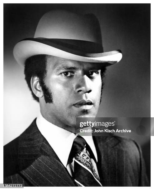 Publicity still portrait of American actor Fred Williamson, 1973.