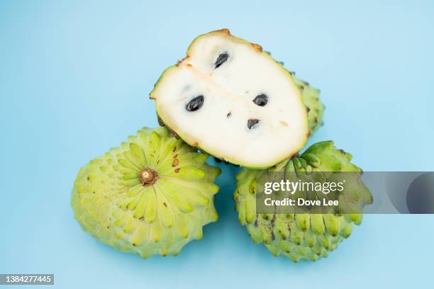 custard apple - cherimoya stock-fotos und bilder