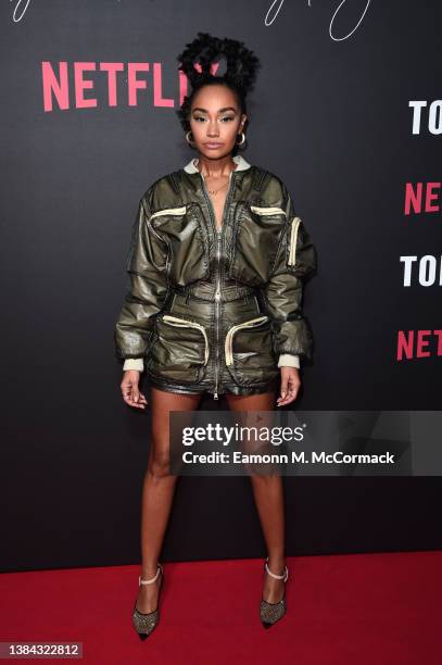 Leigh-Anne Pinnock attends the "Top Boy 2" World Premiere at Hackney Picturehouse on March 11, 2022 in London, England.