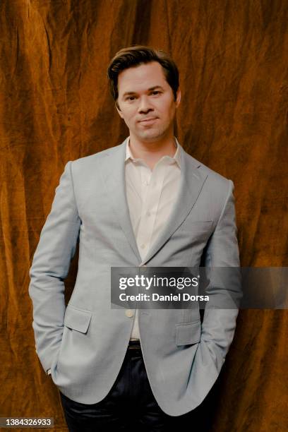 Actor Andrew Rannells is photographed for New York Times on May 25, 2018 in New York City.