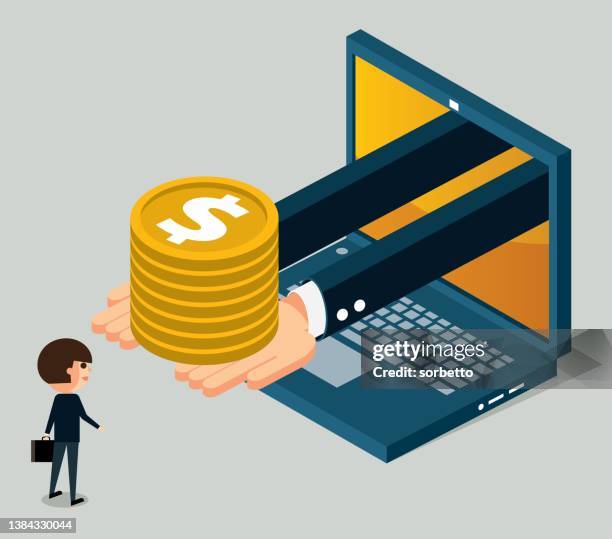 online money - laptop - e mail spam stock-grafiken, -clipart, -cartoons und -symbole