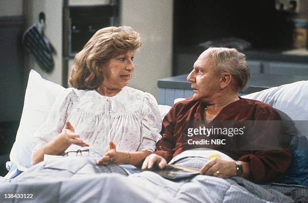 Liz Sheridan as Helen Seinfeld, Jerry Stiller as Frank Costanza