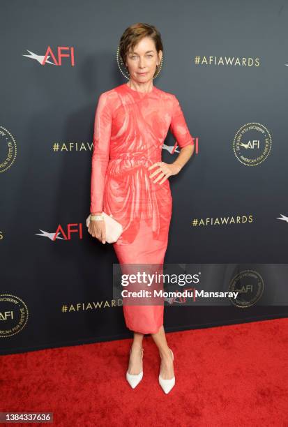 Julianne Nicholson attends the AFI Awards Luncheon at Beverly Wilshire, A Four Seasons Hotel on March 11, 2022 in Beverly Hills, California.