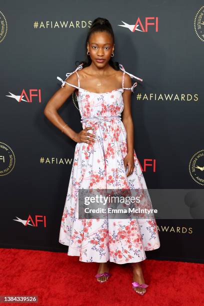 Demi Singleton attends the AFI Awards Luncheon at Beverly Wilshire, A Four Seasons Hotel on March 11, 2022 in Beverly Hills, California.