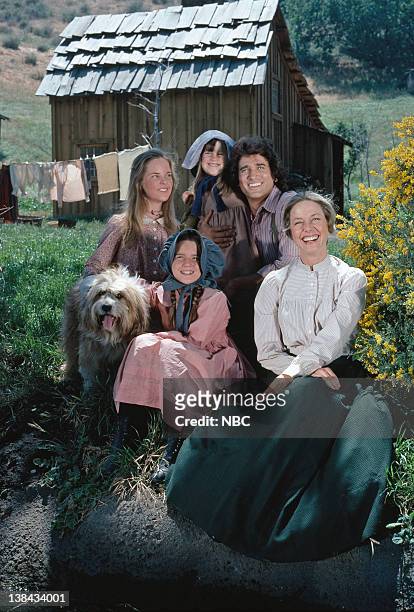 Season 3 -- Pictured: Melissa Sue Anderson as Mary Ingalls, Lindsay/Sidney Greenbush as Carrie Ingalls, Michael Landon as Charles Philip Ingalls,...