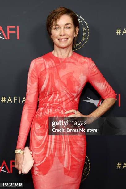 Julianne Nicholson attends the AFI Awards Luncheon at Beverly Wilshire, A Four Seasons Hotel on March 11, 2022 in Beverly Hills, California.