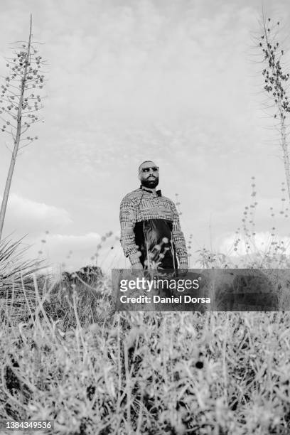 Rapper/producer Madlib is photographed for New York Times on January 19, 2021 in Los Angeles, California. PUBLISHED IMAGE.