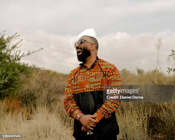 Rapper/producer Madlib is photographed for New York Times on January 19, 2021 in Los Angeles, California.