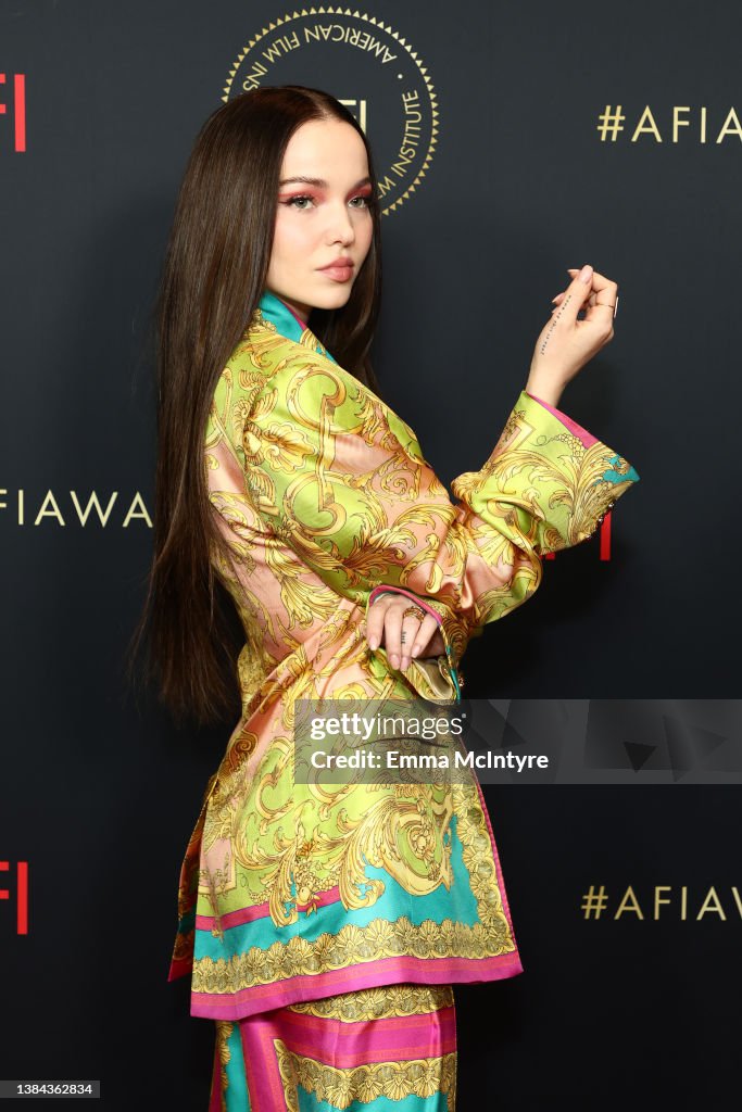 Dove Cameron attends the AFI Awards Luncheon at Beverly Wilshire, A