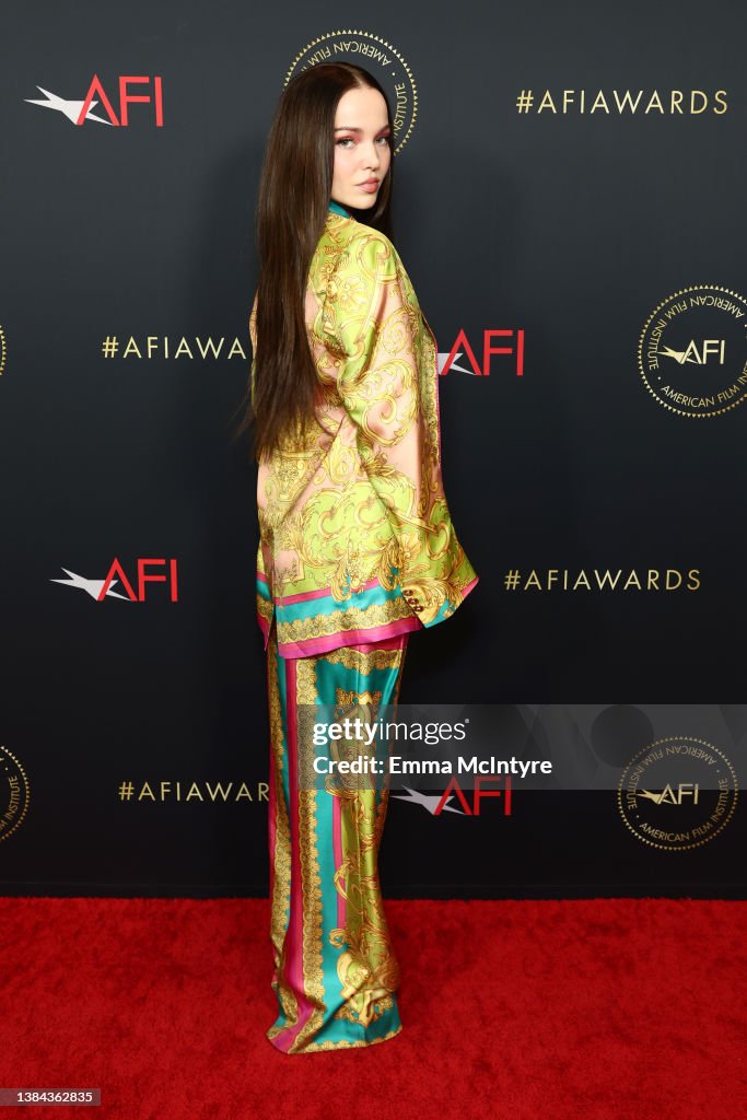 Dove Cameron attends the AFI Awards Luncheon at Beverly Wilshire, A