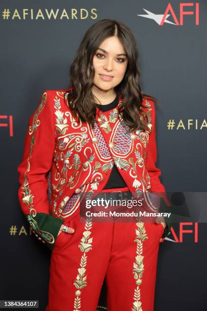 Devery Jacobs attends the AFI Awards Luncheon at Beverly Wilshire, A Four Seasons Hotel on March 11, 2022 in Beverly Hills, California.