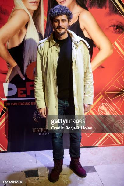 Antonio Pagudo attends to the photocall of 'La Gran Depresion' theatre play premiere on March 11, 2022 in Madrid, Spain.