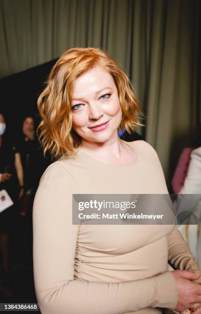 Sarah Snook attends the AFI Awards Luncheon at Beverly Wilshire, A Four Seasons Hotel on March 11, 2022 in Beverly Hills, California.