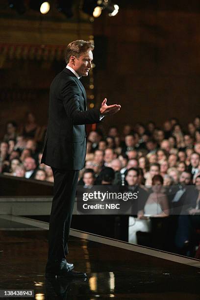 58th ANNUAL PRIMETIME EMMY AWARDS -- Show Wing -- Pictured: Conan O'Brien by the show wing during The 58th Annual Primetime Emmy Awards at the Shrine...