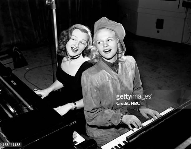 Pictured: Jo Stafford, Peggy Lee