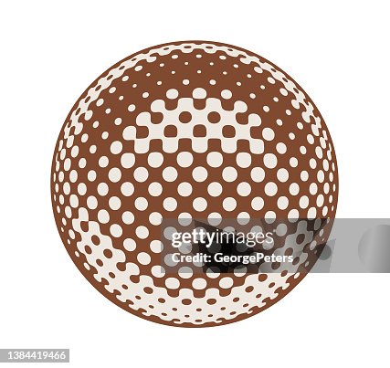 Digital Button with half tone dot pattern Digital Button with half tone dot pattern