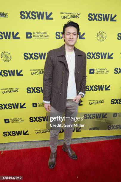 Harry Shum Jr. Attends the premiere of "Everything Everywhere All At Once" at the Paramount Theatre during the South By Southwest Conference And...