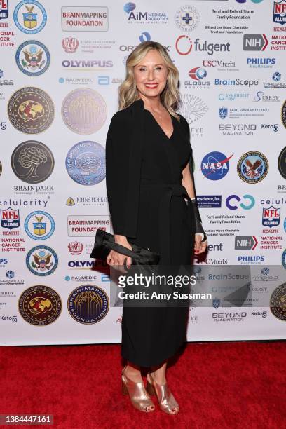 Cathy Konrad attends the 19th Annual "Gathering for a Cure" Black Tie Awards Gala of Brain Mapping Foundation at JW Marriott Los Angeles L.A. LIVE on...