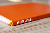 Guidelines book on wooden table