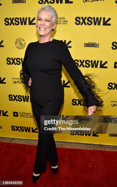 Jamie Lee Curtis attends the premiere of "Everything Everywhere All At Once" during the 2022 SXSW Conference and Festival - Day 1 at the Paramount...