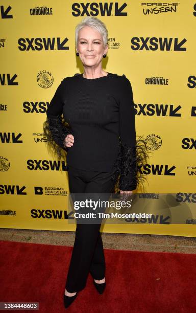 Jamie Lee Curtis attends the premiere of "Everything Everywhere All At Once" during the 2022 SXSW Conference and Festival - Day 1 at the Paramount...