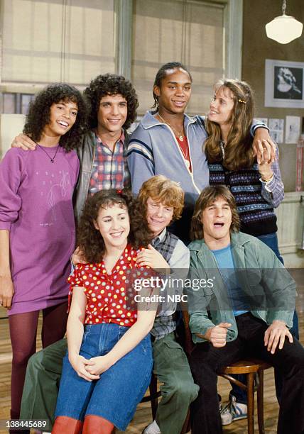 Season 1 -- Pictured: Erica Gimpel as Coco Hernandez, Lee Curreri as Bruno Martelli, Gene Anthony Ray as Leroy Johnson, Lori Singer as Julie Miller...