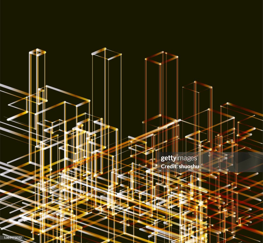 Color Abstract Structures Abstract Colors Structure Space Digital Concept Pattern Background High ...