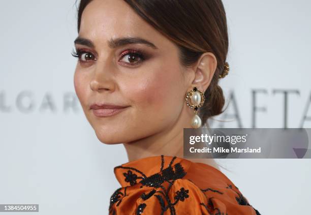 Jenna Coleman attends the British Academy Film Awards 2022 Gala Dinner at The Londoner Hotel on March 11, 2022 in London, England.