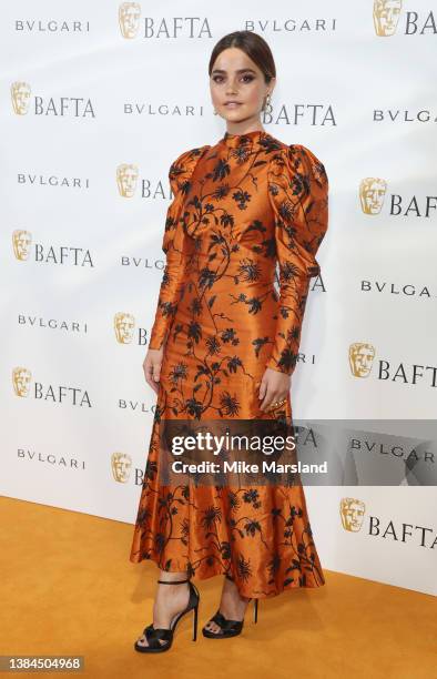 Jenna Coleman attends the British Academy Film Awards 2022 Gala Dinner at The Londoner Hotel on March 11, 2022 in London, England.