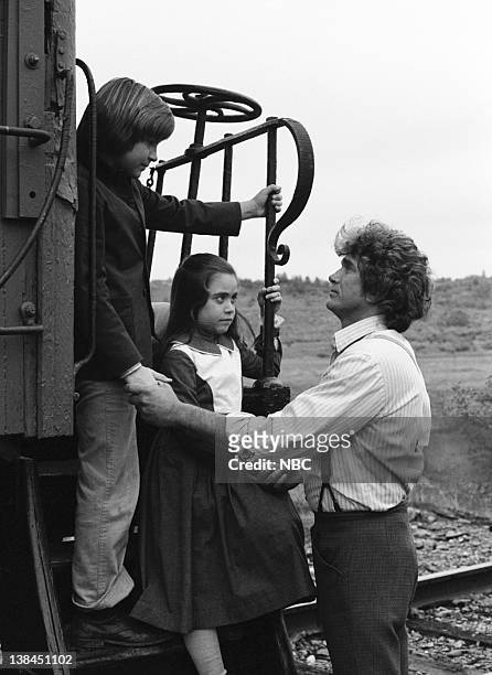 The Lost Ones: Part 1" Episode 21 -- Aired 5/4/81 -- Pictured: Jason Bateman as James Cooper Ingalls, Missy Francis as Cassandra Cooper Ingalls,...