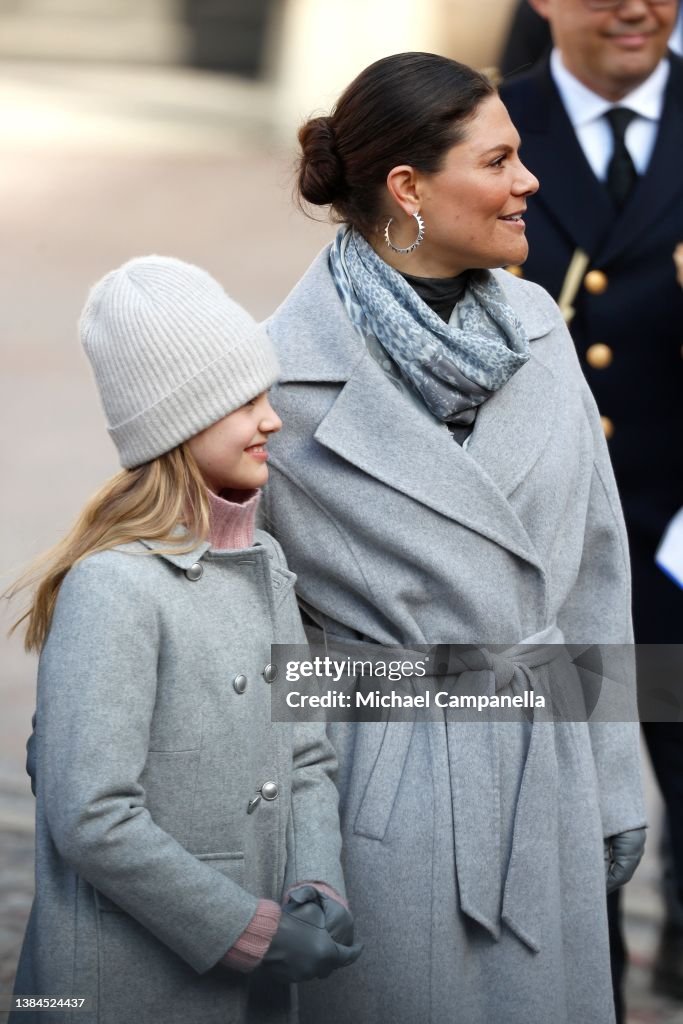 Crown Princess Victoria of Sweden and Princess Estelle of Sweden ...