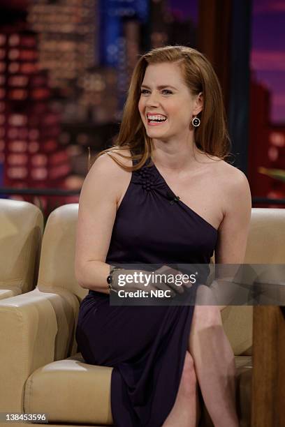 Amy Adams -- Air Date -- Episode 3710 -- Pictured: Actress Amy Adams during an interview on February 11, 2009