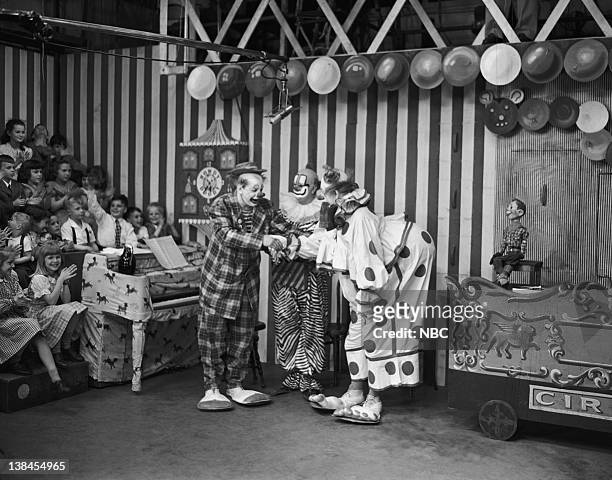 Pictured: Lew Anderson as Clarabell the Clown