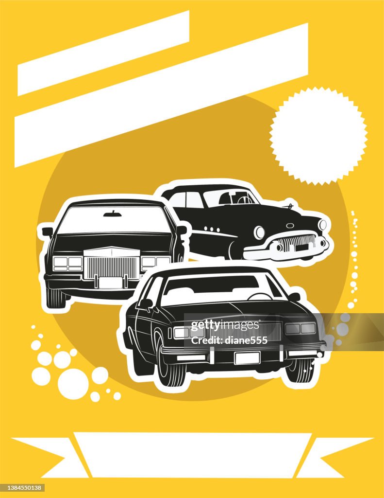 Retro Style Car Wash Poster Template
