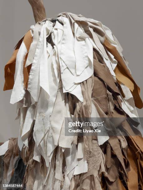 mop made of rags - textile waste stock pictures, royalty-free photos & images