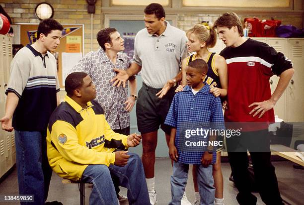 No Smoking" Episode 5 -- Airdate 9/27/97 -- Pictured: Chad Gabriel as Danny Mellon, Anthony Anderson as Teddy Broadis, Michael Sullivan as Vince...