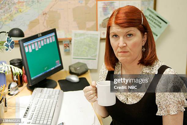 Chair Model" Episode 10 -- Aired -- Pictured: Kate Flannery as Meredith Palmer