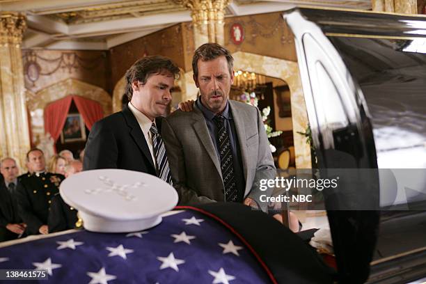 Birthmarks" Episode 4 -- Aired -- Pictured: Robert Sean Leonard as Dr. James Wilson, Hugh laurie as Dr. Gregory House