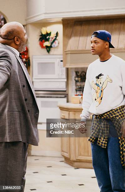 Papa's Got a Brand New Excuse" Episode 24 -- Pictured: James Avery as Philip Banks, Will Smith as William 'Will' Smith