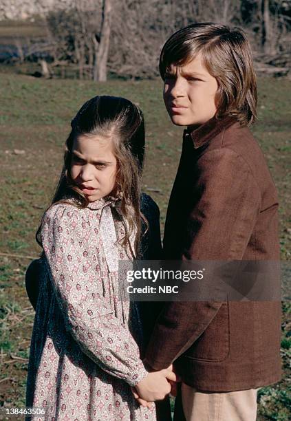 The Lost Ones: Part 2" Episode 22 -- Airdate 5/11/81 -- Pictured: Missy Francis as Cassandra Cooper Ingalls, Jason Bateman as James Cooper Ingalls