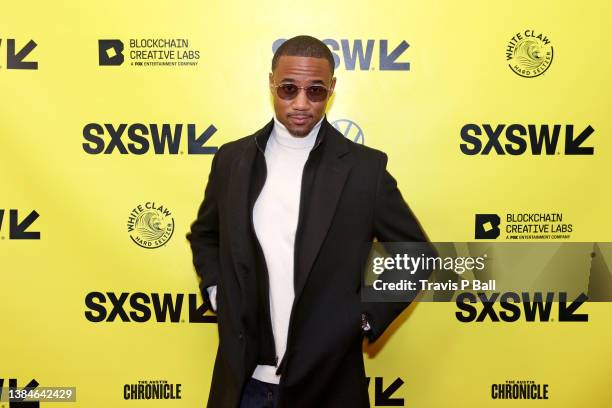 Jessie T. Usher attends '“The Boys” are Back! Inside Prime Video's Hit Series' during the 2022 SXSW Conference and Festivals at Austin Convention...