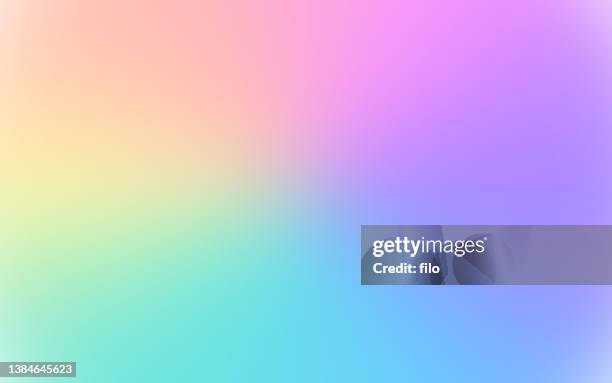 stockillustraties, clipart, cartoons en iconen met pastel color gradient blur background - pasteltekening