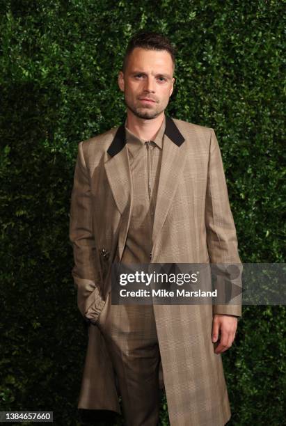 Sebastian Stan attends the Charles Finch x CHANEL Night Before BAFTA Dinner, at 5 Hertford Street, on March 12, 2022 in London, England.