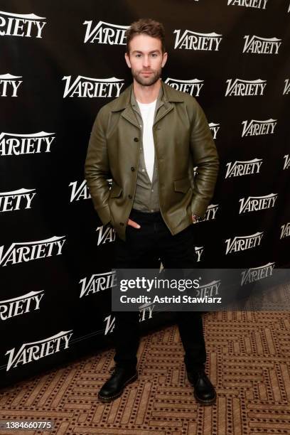 Chace Crawford, from the series The Boys poses at the Variety Studio at SXSW 2022 at JW Marriott Austin on March 12, 2022 in Austin, Texas.