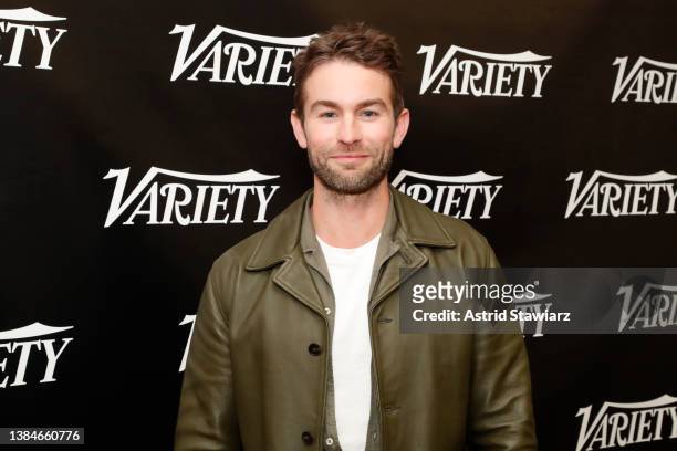 Chace Crawford, from the series The Boys poses at the Variety Studio at SXSW 2022 at JW Marriott Austin on March 12, 2022 in Austin, Texas.