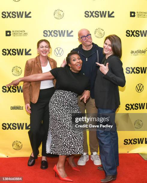 Alison Roman, Audie Cornish, Rex Chapman, and Kasie Hunt attend "The Bold Jump To Streaming News" during the 2022 SXSW Conference and Festivals at...