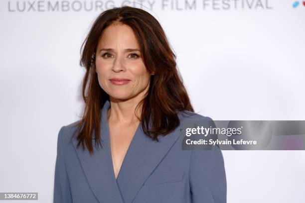 Actress Suzanne Clément attends the photocall of the closing ceremony during the 12th Lux Film Fest on March 12, 2022 in Luxembourg, Luxembourg.