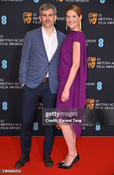 Bart Ruspoli and Vanessa Ruspoli attend the EE British Academy Film Awards 2022 Nominees' Reception at BAFTA on March 12, 2022 in London, England.