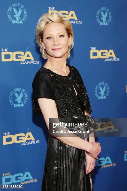 Anne Heche attends the 74th Annual Directors Guild Of America Awards at The Beverly Hilton on March 12, 2022 in Beverly Hills, California.
